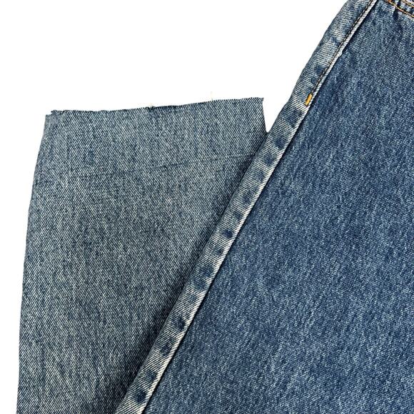 Re/Done High Rise Stove Pipe Denim Jeans Zip Fly Pockets Size 28 Retro Stretch - Picture 6 of 12